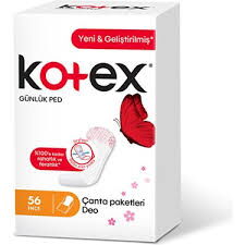 Kotex İnce Günlük Ped Deo 56'lı X 16 Adet