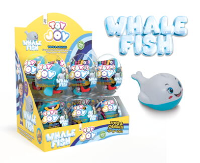 Aras Toy Joy Whale Fish Oyuncaklı Şekerli Kristal Yumurta 10 gr X 12 Adet