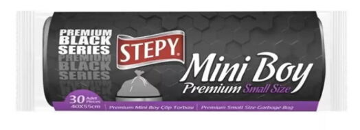 Stepy Çöp Poşeti Black Ekonomik Mini Boy X 50 Adet