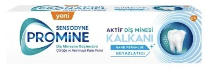 Sensodyne Promine Aktif Diş Minesi Kalkanı Beyazlık 75 ml X 12 Adet