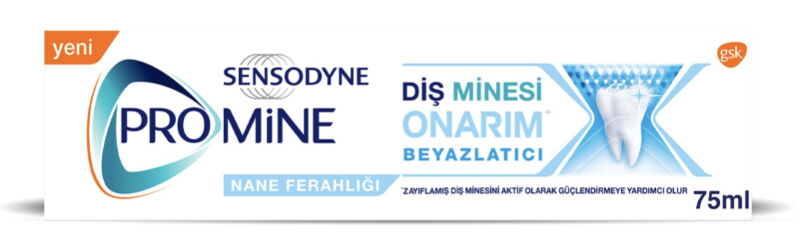 Sensodyne Promine Onarım Beyazlatıcı Diş Macunu 75 ml X 12 Adet