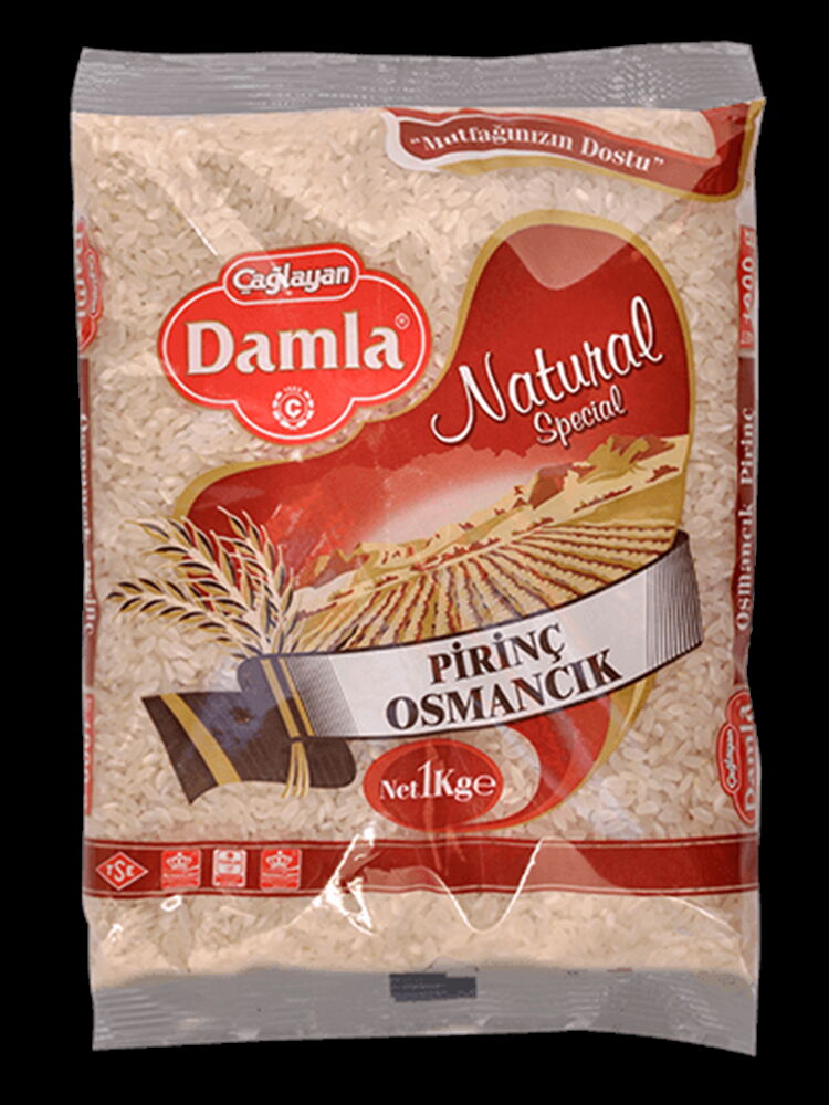 Damla Osmancık Pirinç 1 kg X 1 Adet