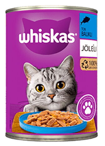 Whiskas Konserve Yaş Mama Ton Balıklı 400 gr X 1 Adet