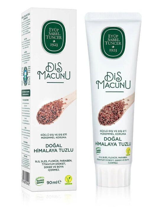 Est Doğal Himalaya Tuzlu Diş Macunu 90 ml X 12 Adet