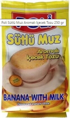 Poli Toz Sütlü Muzlu 250 gr X 24 Adet