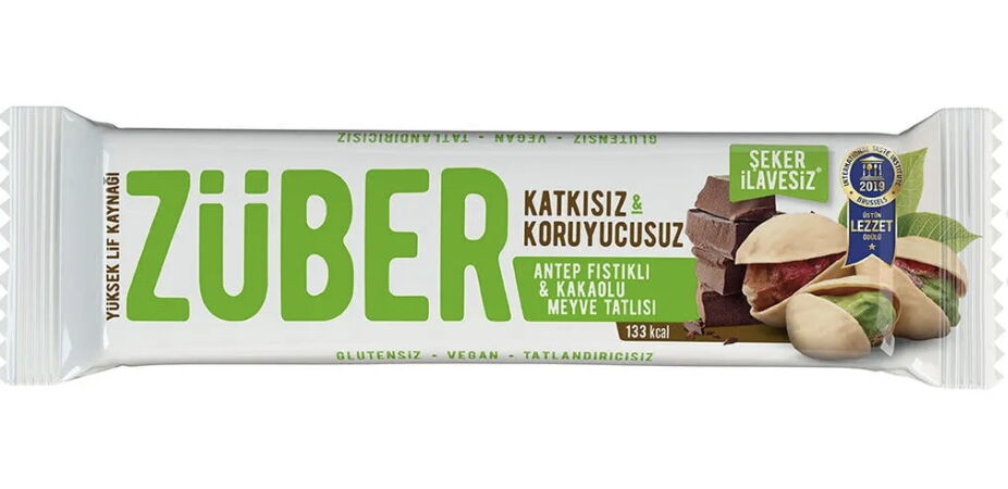 Züber Antep Fıstıklı Ve Kakaolu Meyve Bar 40 gr X 12 Adet