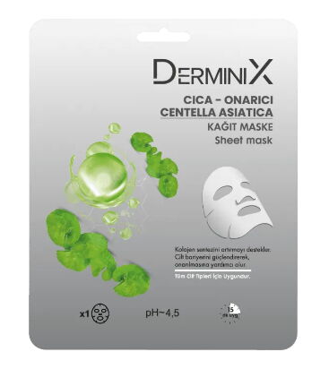 Derminix Cica Onarıcı Kağıt Maske X 24 Adet