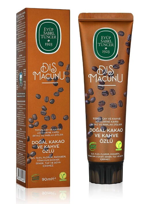 Est Doğal Kakao Ve Kahve Özlü Diş Macunu 90 ml X 12 Adet