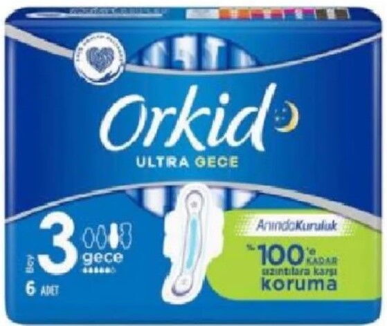 Orkid Ultra Gece No3 6'li X 1 Adet