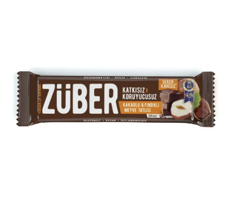 Züber Fındık Ve Kakaolu Meyve Bar 40 gr X 12 Adet