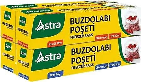 Astra 3+1 Karma Buzdolabi Poşeti X 24 Adet