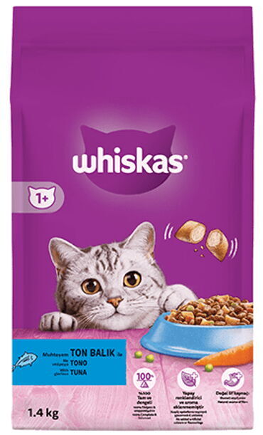 Whiskas Kuru Mama Ton Balıklı 1,4 kg X 1 Adet