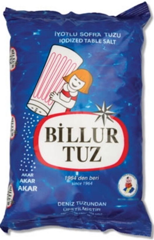 Billur Tuz 750 gr X 30 Adet