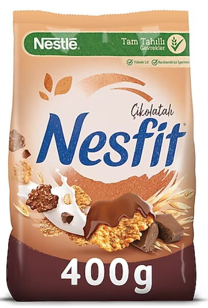 Nestle Nesfit Çikolatalı Mısır Gevreği 400 gr X 12 Adet