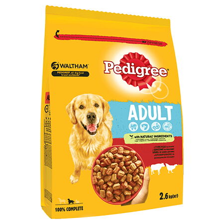 Pedigree Kuru Mama Biftekli Kümes Hayvanlı 2,6 kg X 1 Adet