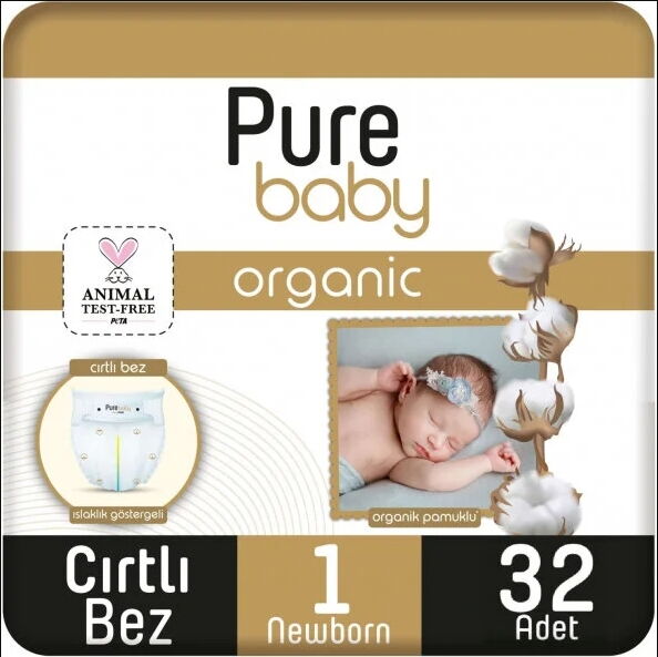 Pure Baby 1 No 32'li X 5 Adet