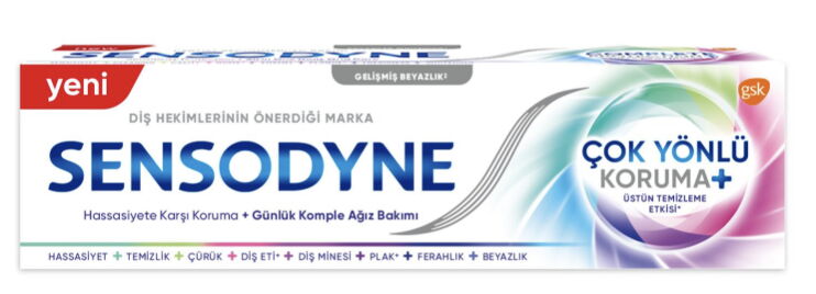 Sensodyne Çok Yönlü Koruma Beyazlatıcı-Yeni 75 ml X 12 Adet