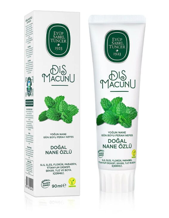 Est Doğal Nane Özlü Diş Macunu 90 ml X 12 Adet