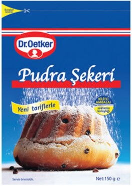 Dr Oetker Pudra Şekeri 150 gr X 12 Adet