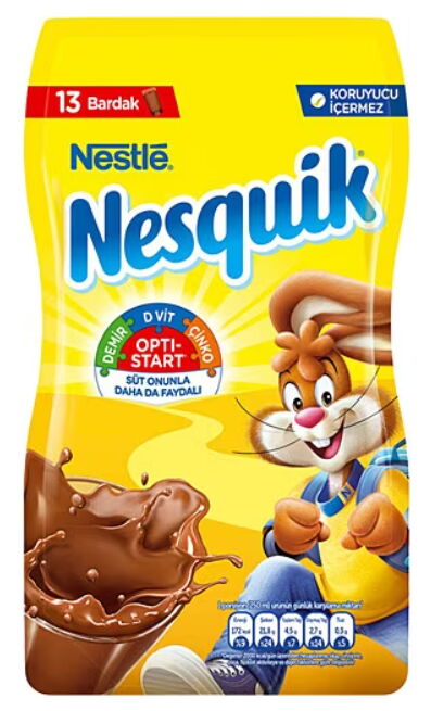 Nesquik Kakaolu Toz İçecek 180 gr X 1 Adet