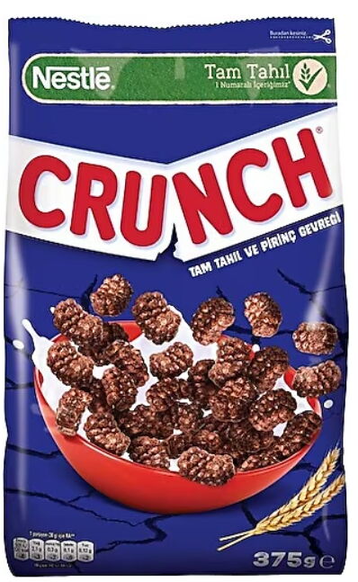 Nestle Crunch Mısır Gevreği Kutu 375 gr X 10 Adet