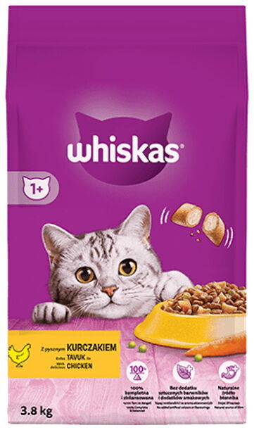 Whiskas Kuru Mama Tavuklu 3,8 kg X 1 Adet