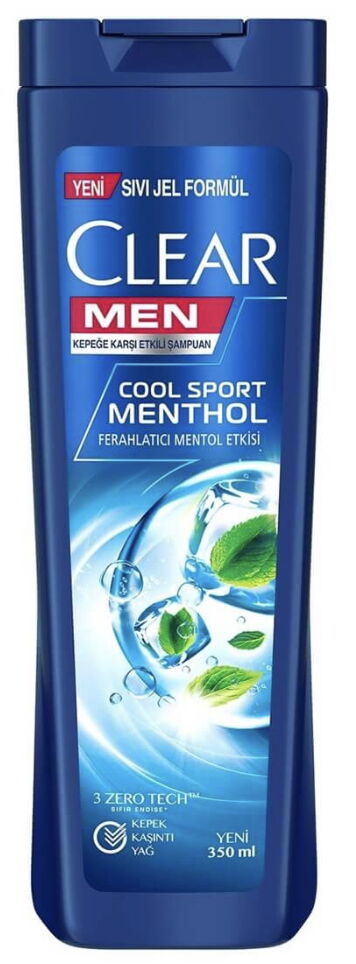 Clear Men Şampuan Mentol 350 ml X 6 Adet