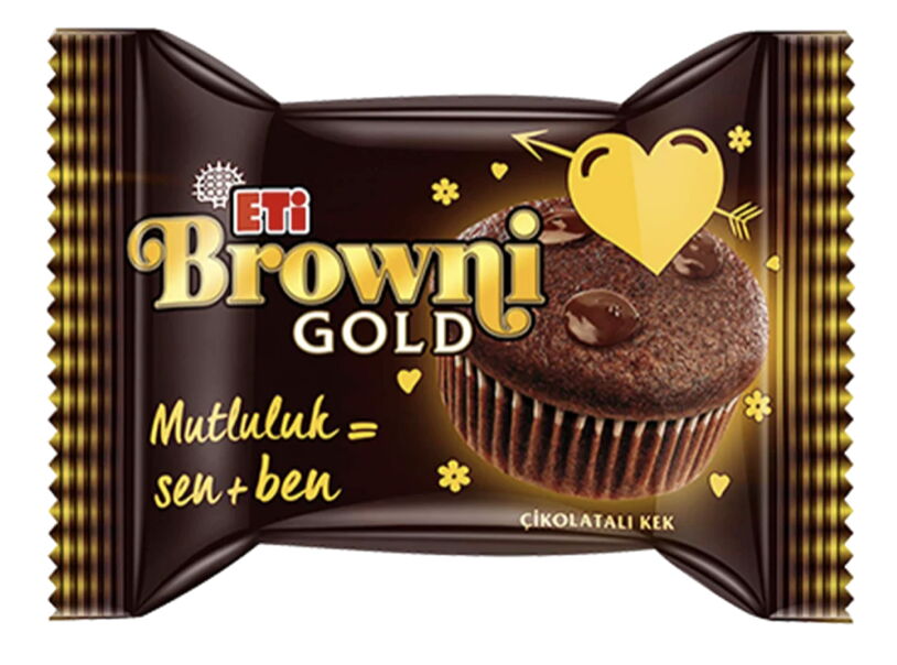 Eti Browni Gold Kakaolu Kek 45 gr X 24 Adet