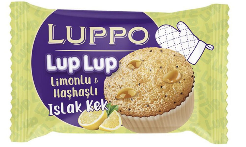 Luppo Lup Lup Limonlu-Haşhaşlı Islak Kek 40 gr X 24 Adet