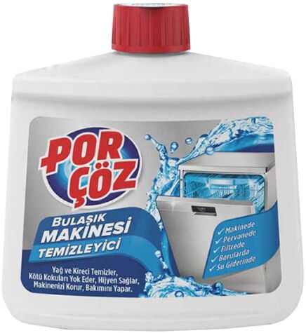 Porçöz Bulaşık Makine Temizleyicisi 250 ml X 12 Adet