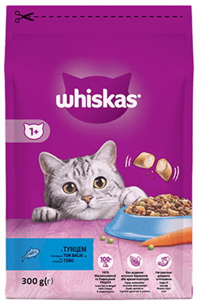 Whiskas Kuru Mama Ton Sebze 300 gr X 1 Adet