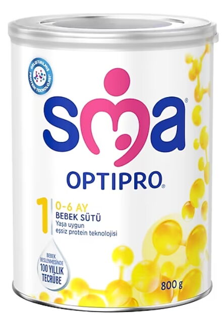 Sma Optipro 1 No 0-6 Ay Bebek Sütü 800 gr X 1 Adet