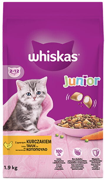 Whiskas Kuru Mama Yavru Tavuklu 1,9 kg X 1 Adet