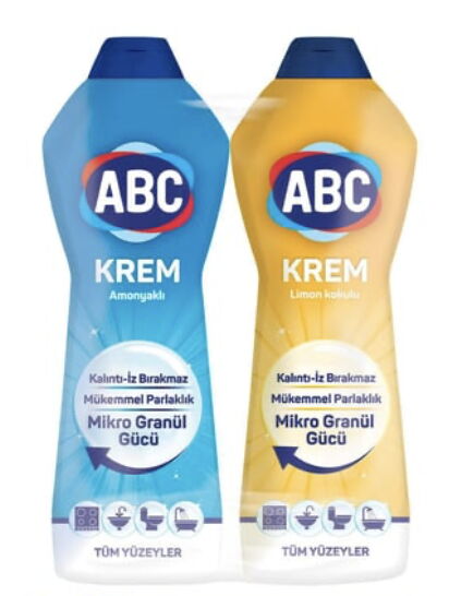 Abc Sıvı Krem Limon 750 ml + Amonyak 750 ml X 10 Adet