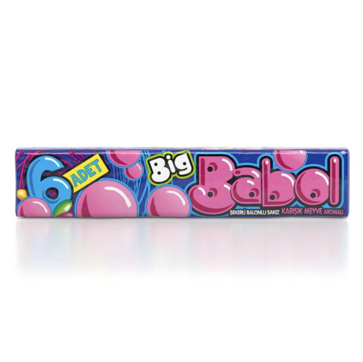 Big Babol Karışık Meyve 27 gr 6'lı X 18 Adet