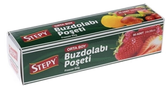 Stepy Buzdolabı Poşeti Orta Boy X 48 Adet