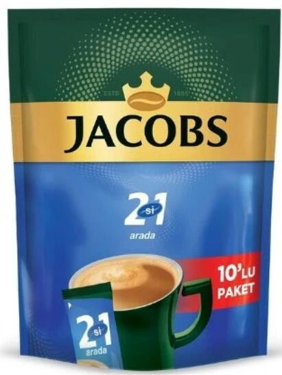 Jacobs 2in1 Kahve 10'lu X 1 Adet