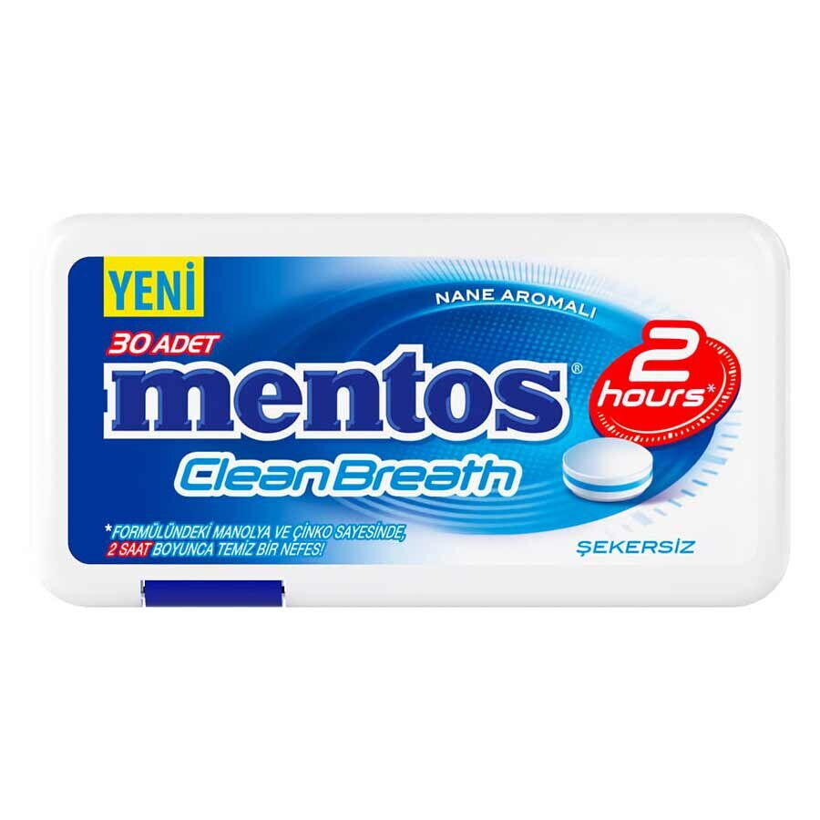 Mentos Cleanbreath Nane 21 gr 12'li X 1 Adet