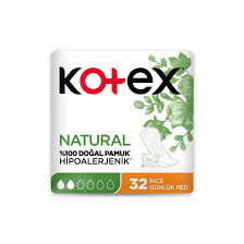 Kotex Naturel İnce Günlük Ped 32'li X 12 Adet