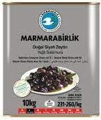 Marmara Birlik Siyah Zeytin Hiper lt 231-260 10 kg