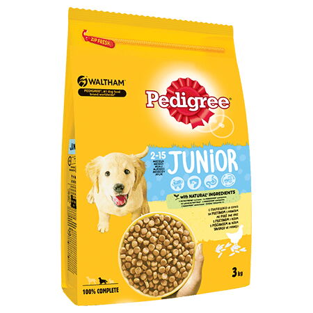 Pedigree Kuru Mama Yavru Kümes Hayvanlı Pirinçli 3 kg X 1 Adet