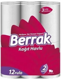 Berrak Kağıt Havlu 12'li X 4 Adet