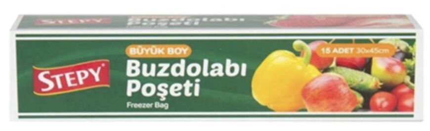 Stepy Buzdolabı Poşeti Büyük Boy X 48 Adet