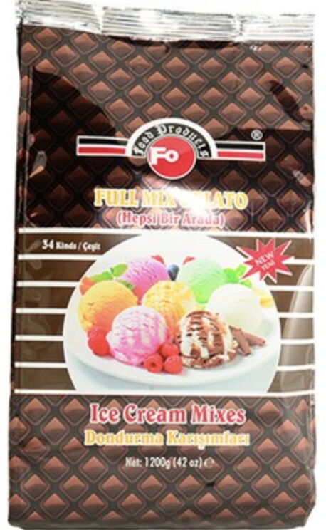 Fo Dondurma Karışımı Maraş Usulü Sade Fullmix 1200 gr X 1 Adet