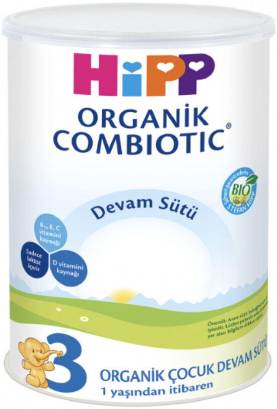 Hipp 3 Organik Combiotic Devam Sütü 350 gr X 12 Adet