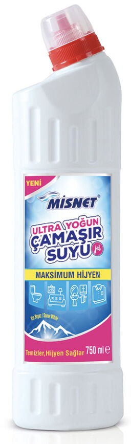 Misnet Çamaşır Suyu Ultra Kıvamlı 750 ml X 18 Adet