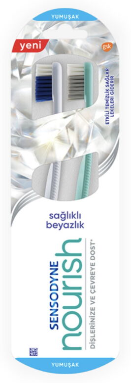 Sensodyne Nourısh Sağlıklı Temizlik 1+1 Soft X 12 Adet