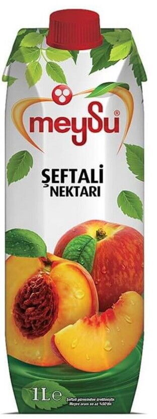 Meysu Şeftali Nektar 1 lt X 12 Adet