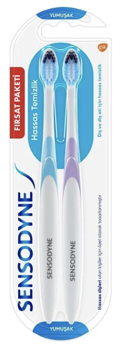 Sensodyne Hassas Temizlik 1+1 Diş Fırçası Yeni X 12 Adet