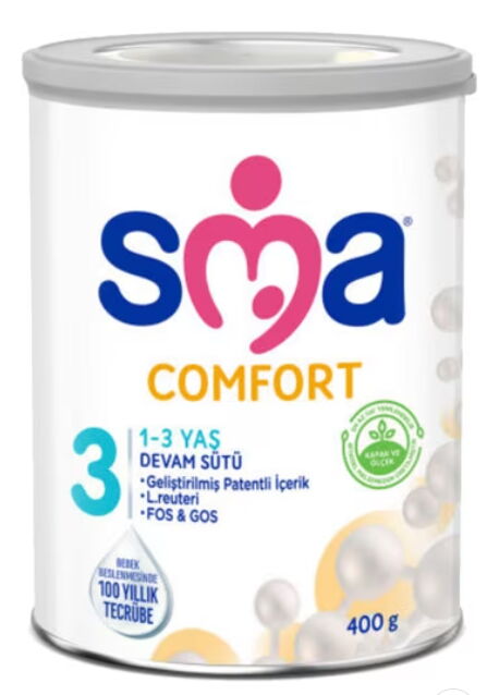 Sma Comfort 3 No 1-3 Yaş Devam Sütü 400 gr X 1 Adet